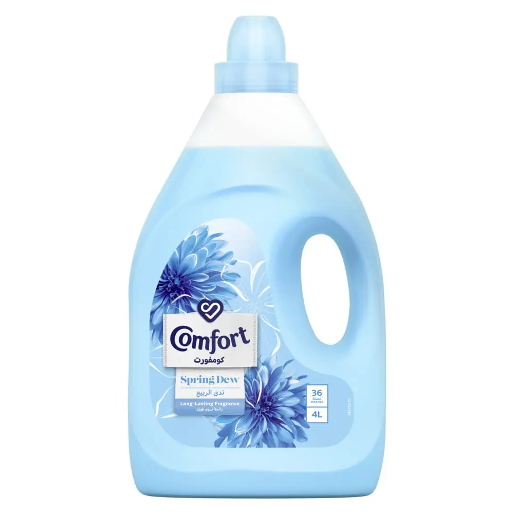 Comfort Spring Dew Liquid Fabric Softener Blue 2L