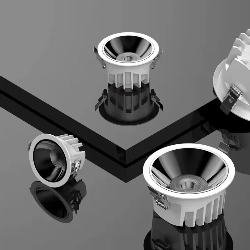 dimmable rose gold reflector 110mm led downlight with high quality