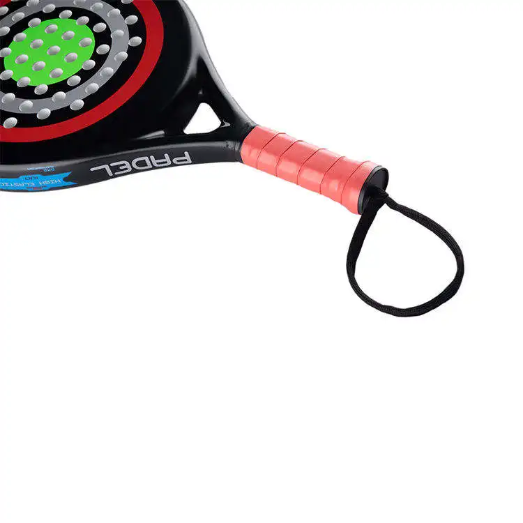 Round Shaped Sublimated Paddle Tennis Rackets EVA Professional Competition Graphite custom head Padel Racket