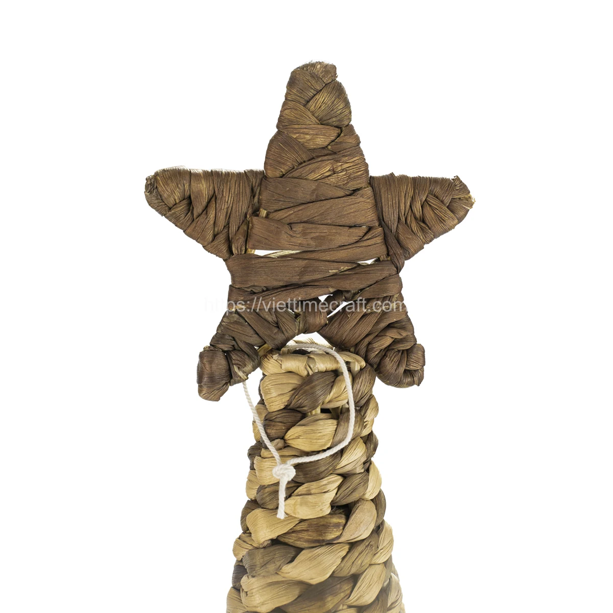 Eco Friendly Naturally Water Hyacinth Christmas Tree Holiday Decoration Hanging Xmas Tree Wholesale