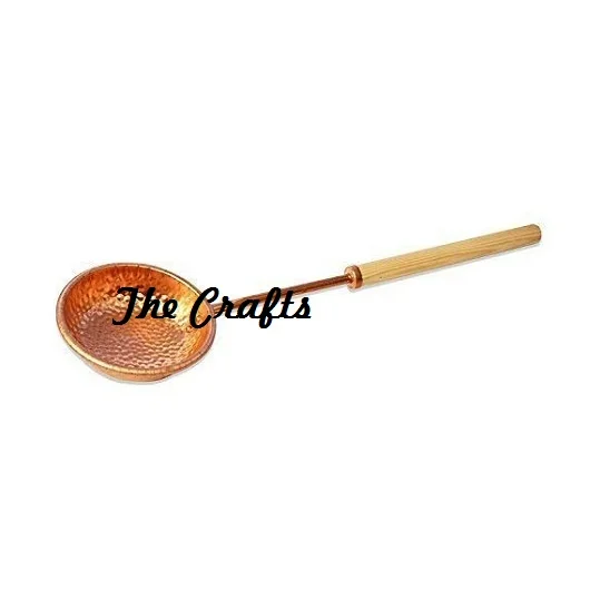 Copper Hammered Ladle For Sauna Accessories Bestest Quality Customized Size And Shape Copper Ladle At Low Rate