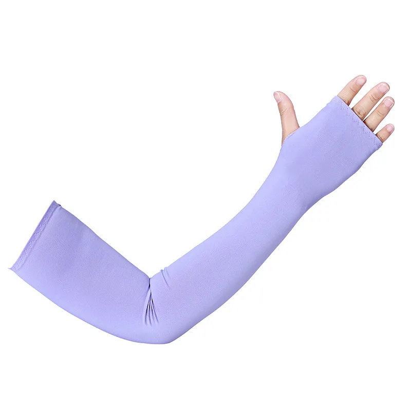 Cheap price Ice Silk Cover Summer Cycling Sunblock Soft Breathable Sport Cool Arm Sleeve for high quality