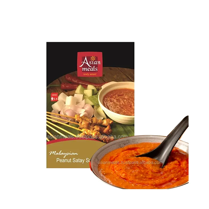 Factory Price Classic Authentic Flavours Peanut Satay Sauce Great for Dipping and Fruits or Vegetable