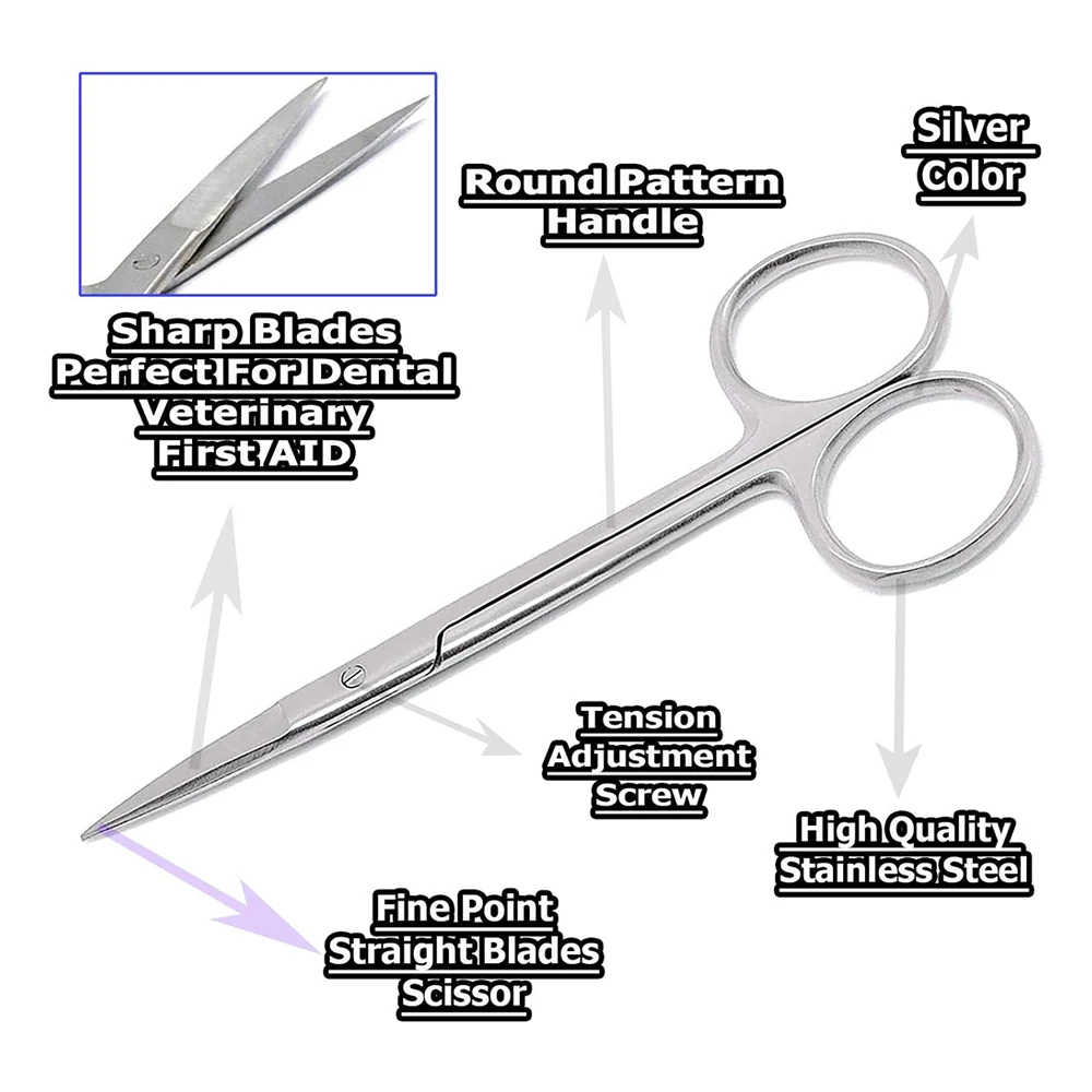 Professional Straight Iris Scissors Surgical Curved Iris Scissors