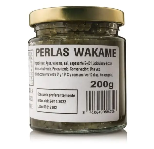 Top quality Spanish 200g Wakame Seaweed in spheres for retail