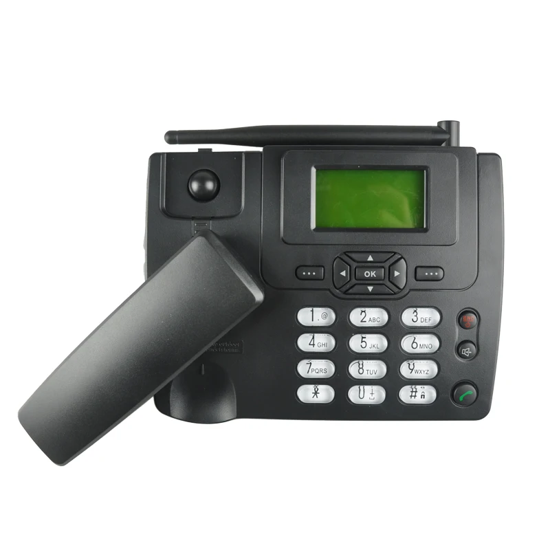 GSM стационарный беспроводной телефон FWP Sim-карта и ETS-3125i стол с