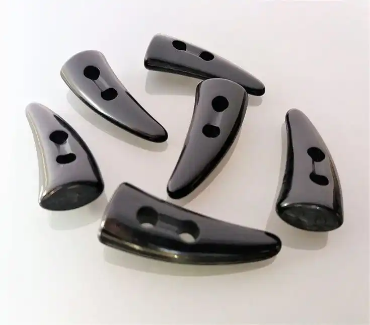 Real Buffalo Horn Toggle Button Genuine Horn Buttons Wholesale Cheapest Toggles Button For Jeans Coat Top Quality
