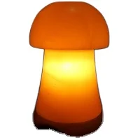 Butiful Shape  and  Accurate Size of Crystal Mushroom Salt Lamp With Wood Base Available at Wholesale Price Direct From Factory