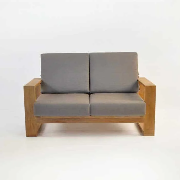 garden sofa set  furniture  made  wood solid  hight quality brown and dark grey  color  for outdoor  other furniture  and park