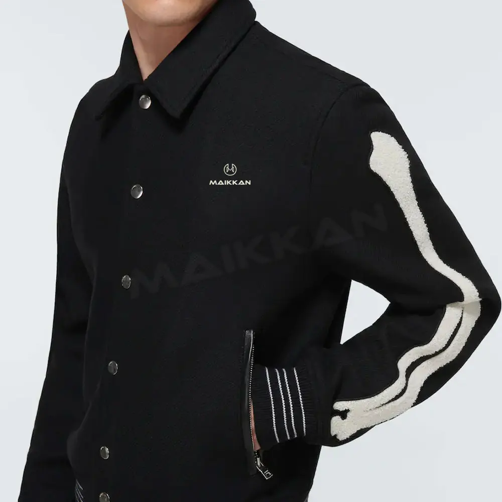 2022 Hot Selling Letterman Jacket Custom Made Full Sleeve Baseball Letterman Jacket For Men