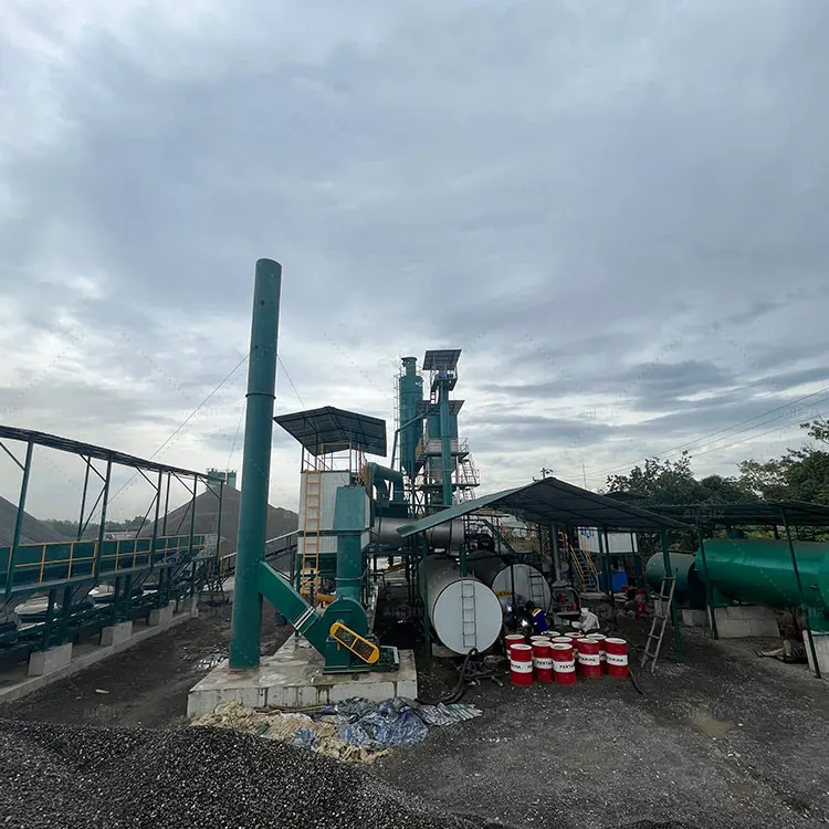 80TPH Stationary Asphalt Mixer Station Asphalt Mixture Batching Plant Sale Price