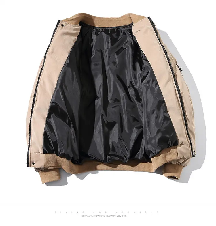 OEM Fashionable Men Puffer Jacket Winter Baseball Collar Bomber Jackets Stand Casual Polyester OEM Pattern bubble Customized