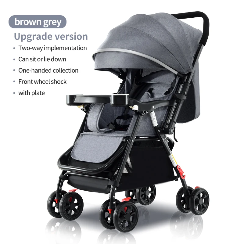 Aluminium light weight customized babi buggi baby carriage foldable stroller baby pram retail