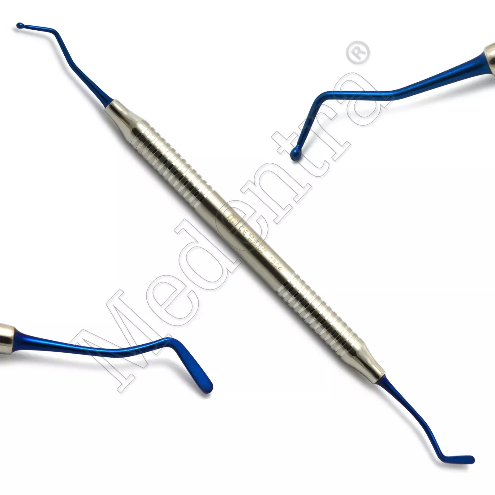 Reliable Dental Filling Composite Instruments Titanium Coated Tips Restoration Instruments With Instruments Cassette 4Pcs Set