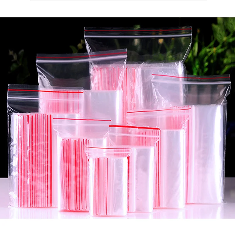 Manufacturer Food Grade LDPE Zipper Bags Resealable Food Packaging Plastic Ziplock Bag Eco Friendly Wholesale
