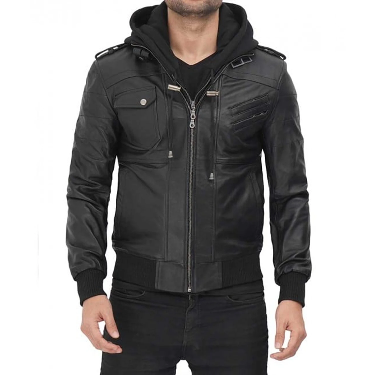 Solid Color raw  autumn Vintage lapels old leather coats first layer cowhide leather jacket for men and womens