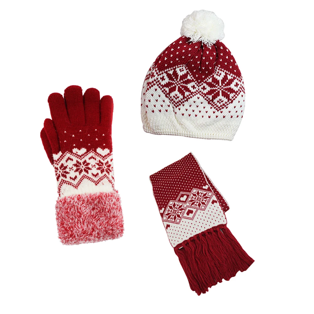 Зимние шапки перчатки варежки