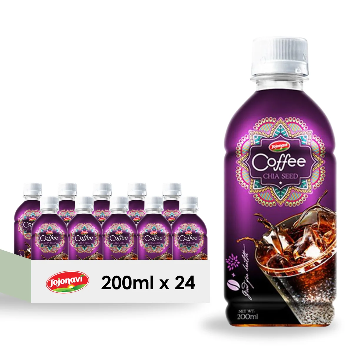 Вьетнамский кофейный напиток JOJONAVI с семенами Чиа 200 мл оптовая цена от производителя частная марка OEM ODM халал Кошер