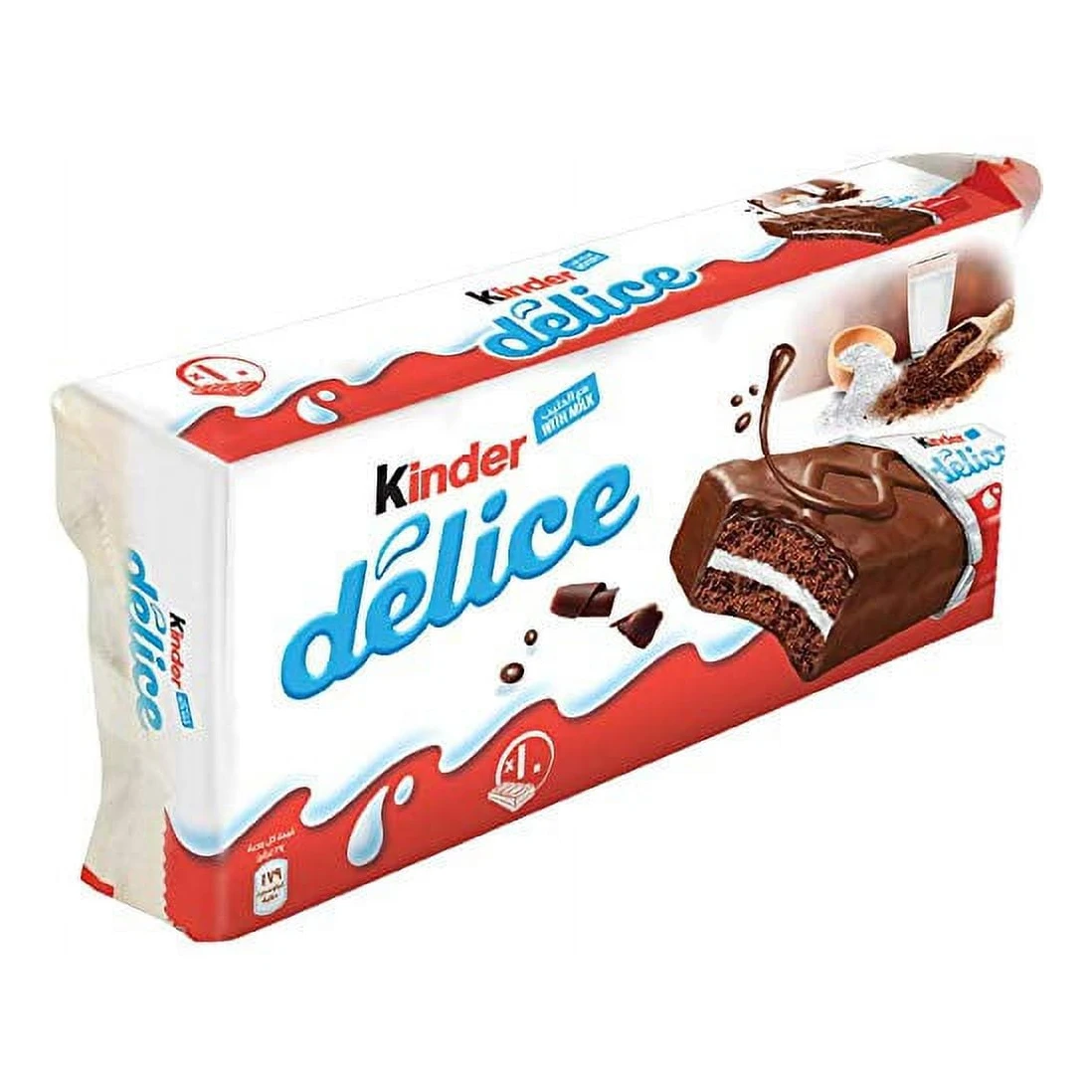 Оптовая продажа сладкий молочный шоколад Kinder Delice в яичном узоре батончик и крем бисквит порошок для оптовых покупателей