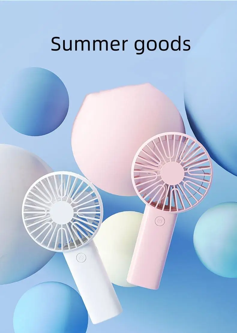 2024 New Arrivals Rechargeable Portable Mini Handheld Fan Cheap Price White Pink Lash Fan Hand Held Fan For Travel Outdoor