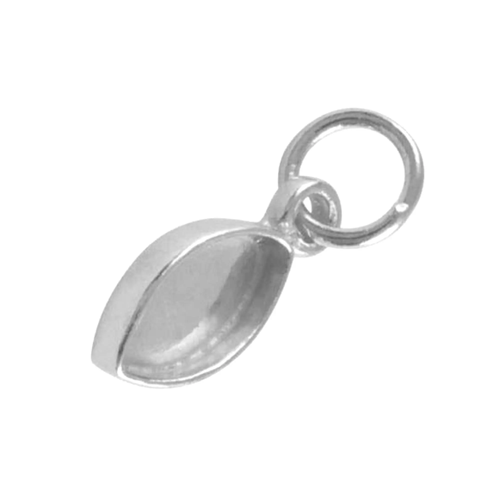 925 Sterling Silver Finding Supply DIY Collet Metal Mounting Bezel Charm Pendant Marquise 3x6mm to 10x20mm Women Bezel Setting