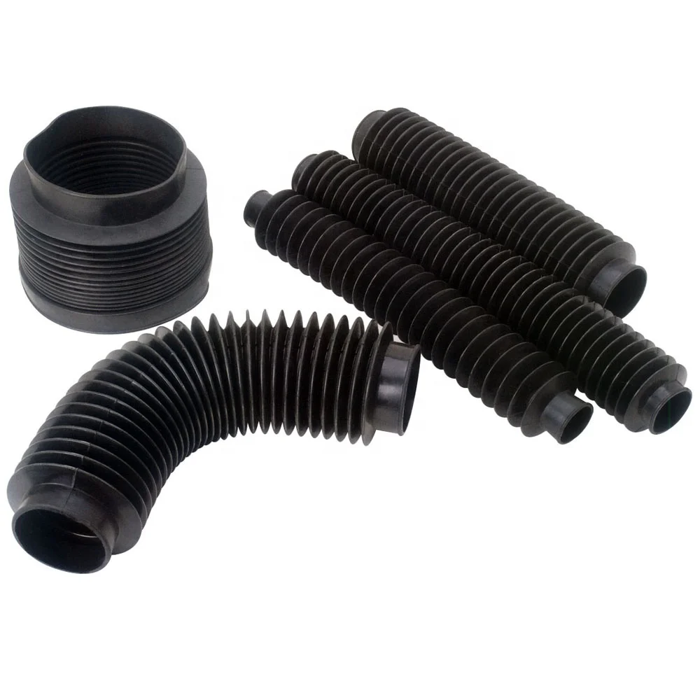 Cylinder machine fireproof nylon fabric rubber sleeve protective rubber bellows for machinery