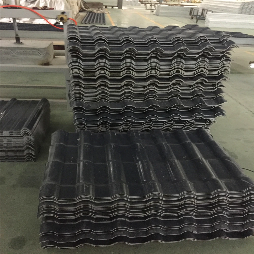 Waterproof plastic pvc roofing sheet corrugated heat insulated asa synthetic resin roof tile roofing shingles