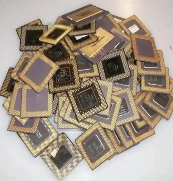 Ceramic Gold CPU Processor Scrap Wholesale CPU Processor Scrap Gold Recovery Ceramic CPU Scrap for Sale