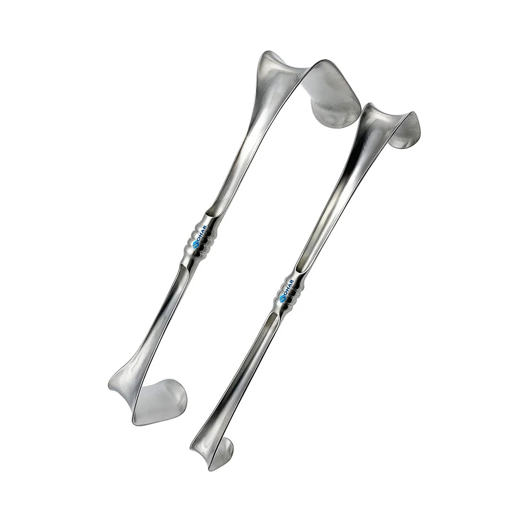 Surgical Instruments General Surgery Medium & Large Set of 2 Pieces Stainless Steel Richardson-Eastman Retractor