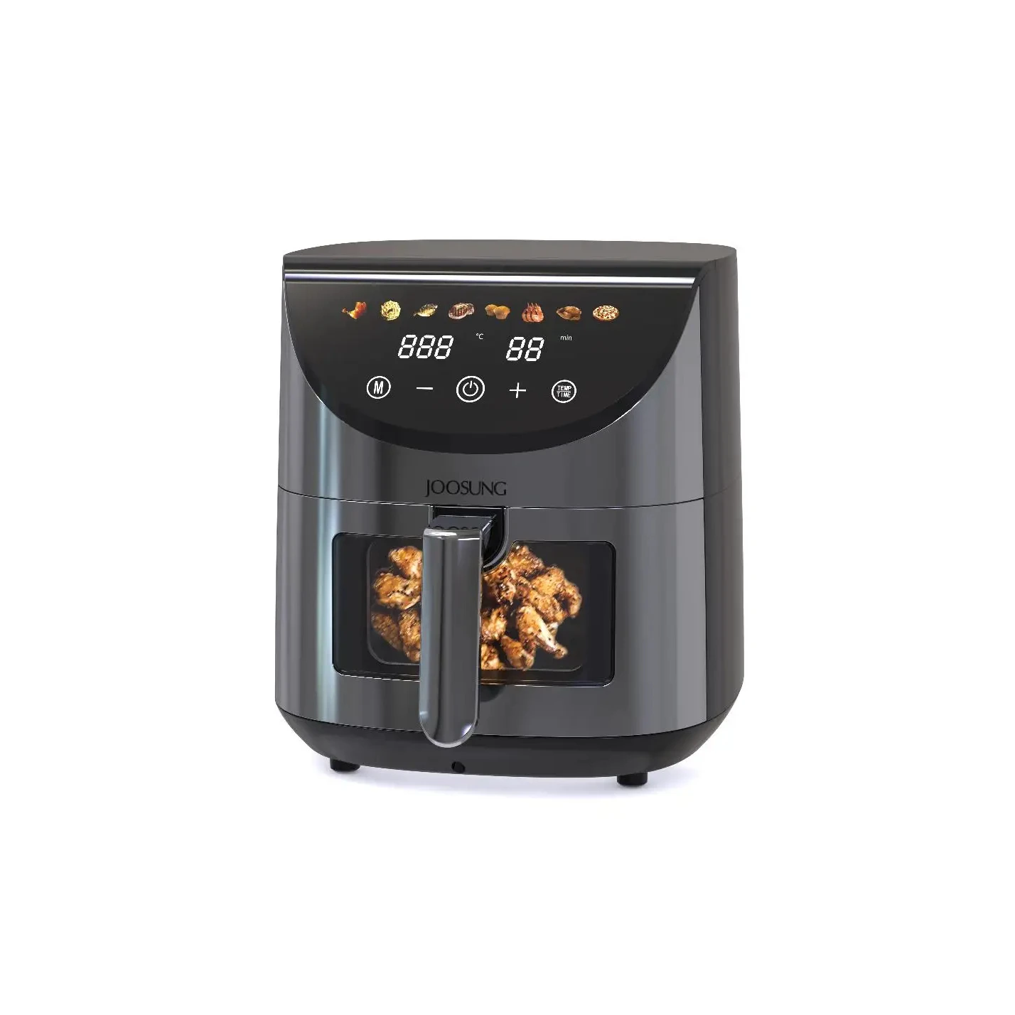 De Aire Digital  Panel LED touch control Big Capacity 5.5L oven Cheap Square Digital Oil Free Air Fryer With Basket 2024 New