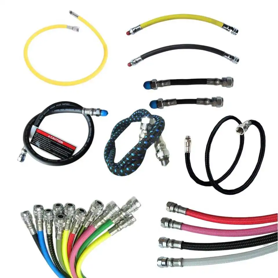 Braided rubber hose Low high pressure for 2nd stage bc hose