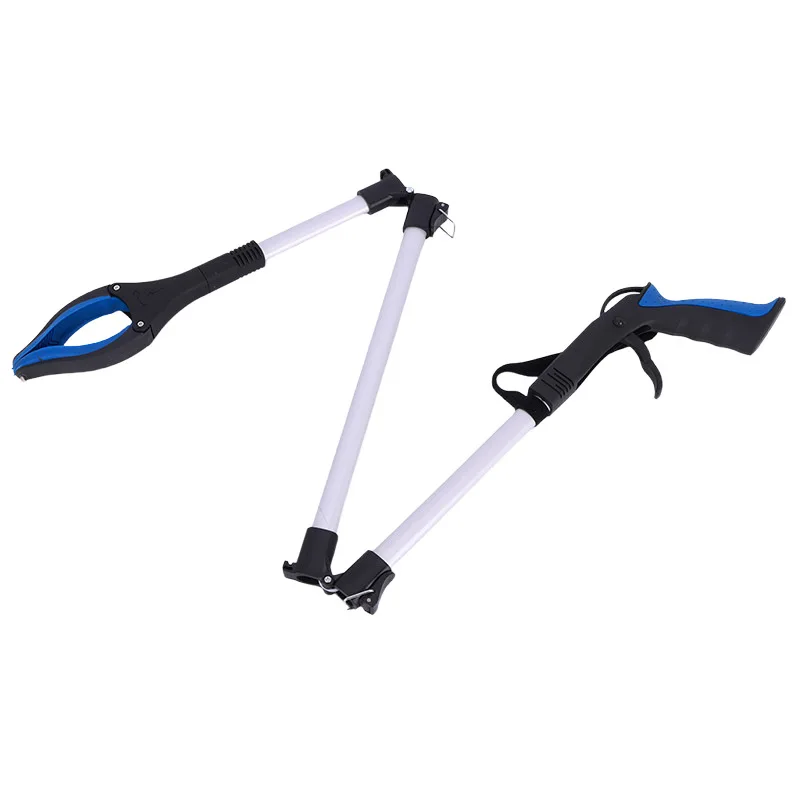 Custom Reacher Grabber Tool 43 Inch Foldable Grabber Reacher Trash Picker Long Arm Extender for Elderly litter Grabber Tool