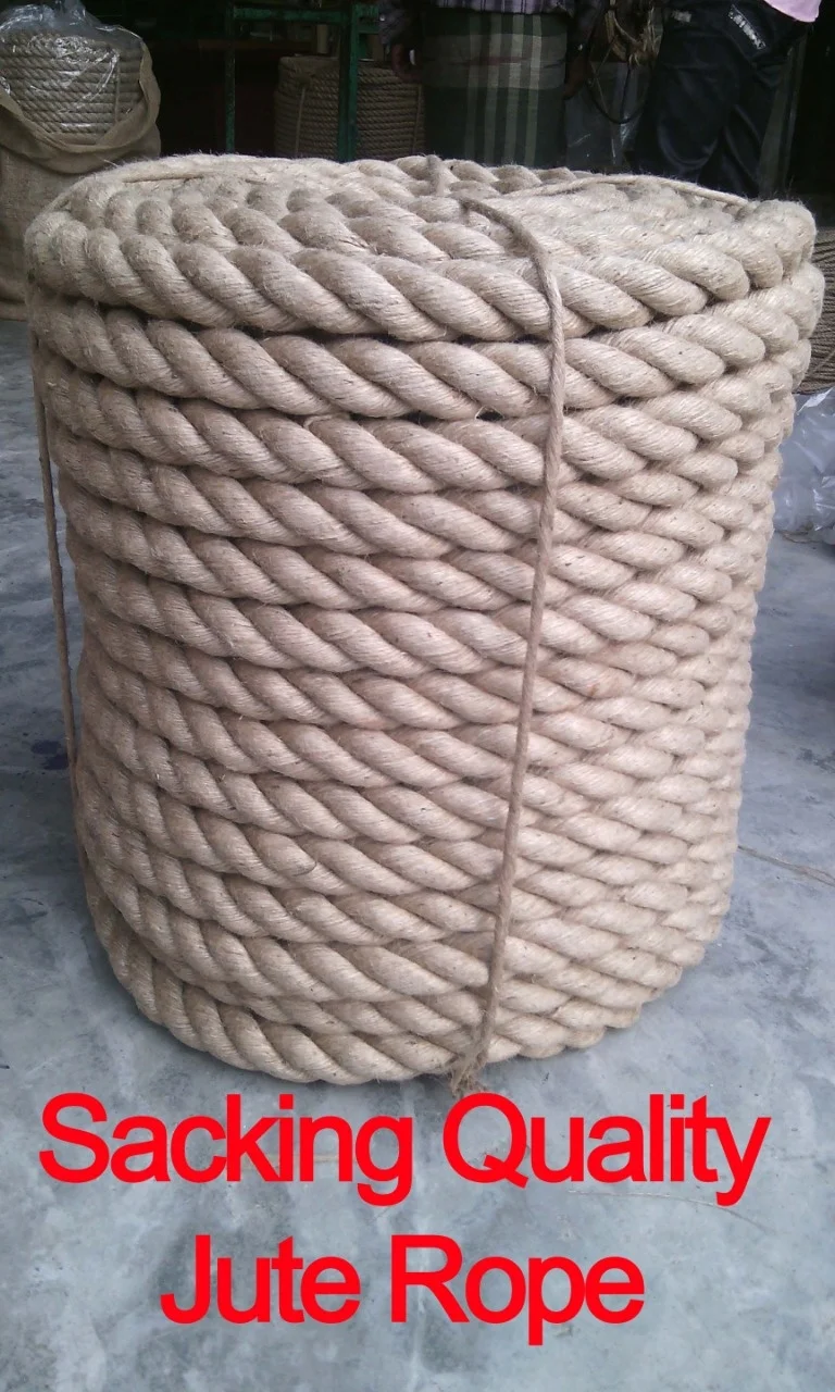 Jute Rope Standard Custom Eco-Friendly 100% Natural Jute Braided Hemp Rope Hessian Quality 14 MM Jute Rope from Bangladesh