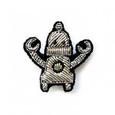 China Bullion Wire Hand Embroidery brooch #009995