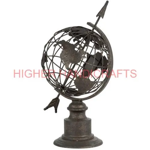 Center-point Metal Antique Globe Geography Map Globe Earth Globe Office Desk Globe Decorative World Globe Table Decor