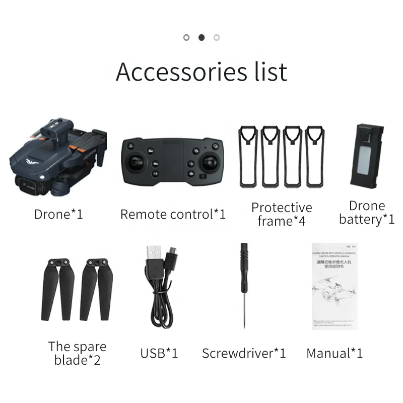 2024 New Folding Flying Ufo Rc Drone for Kids and Adults (Aerial photography+obstacle avoidance) with 4K HD dual cameras