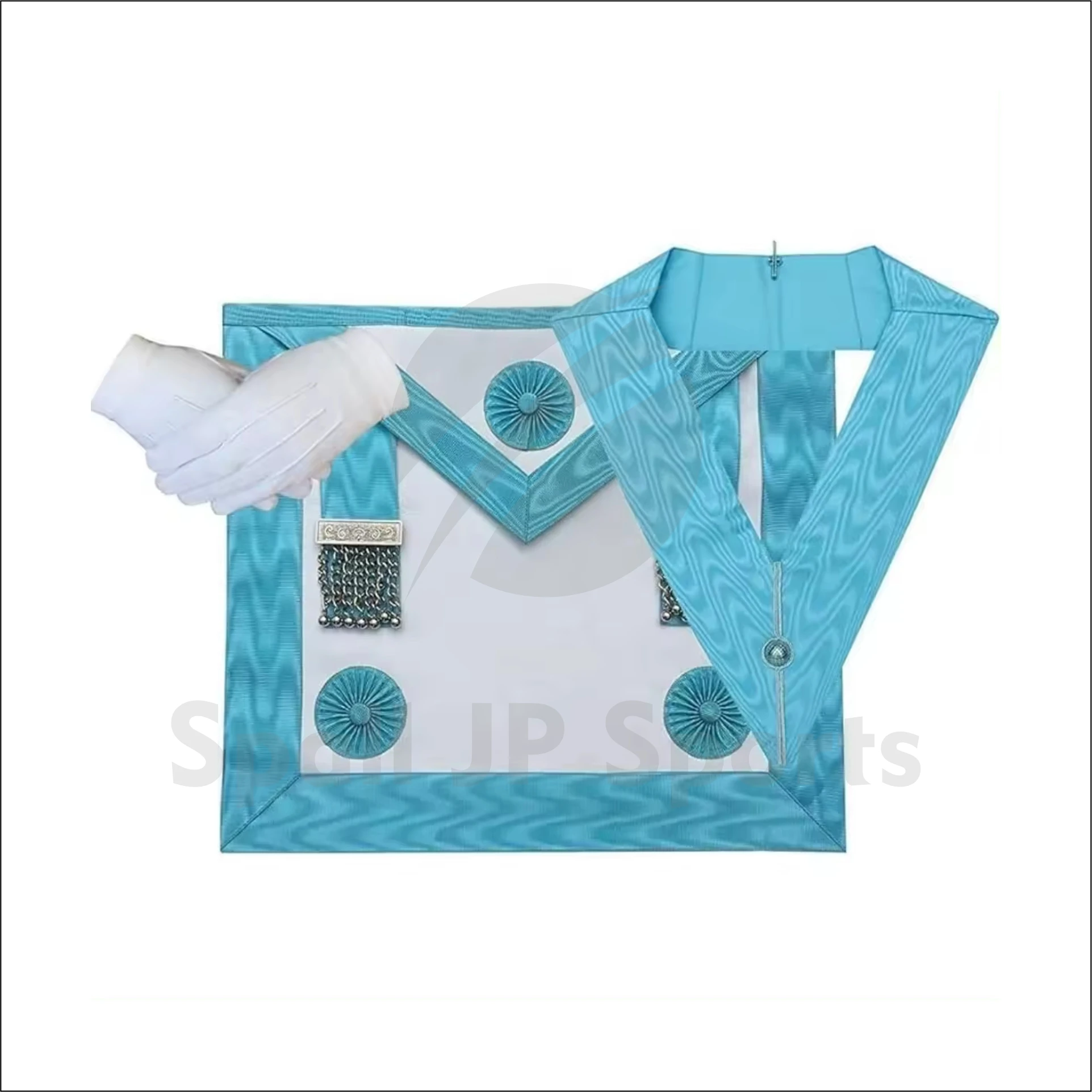 Scottish Apron MASONIC SCOTTISH RITE SATIN APRON AASR 15TH DEGREE Masonic