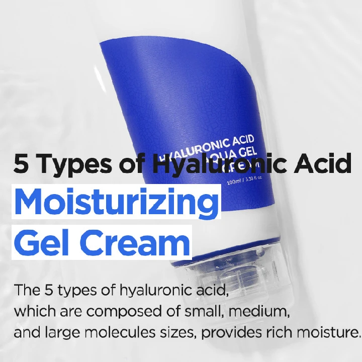Wholesale  HYALURONIC ACID AQUA GEL CREAM 100ml  3.38 fl.oz Hydrating gel moisturization face cream wholesale only
