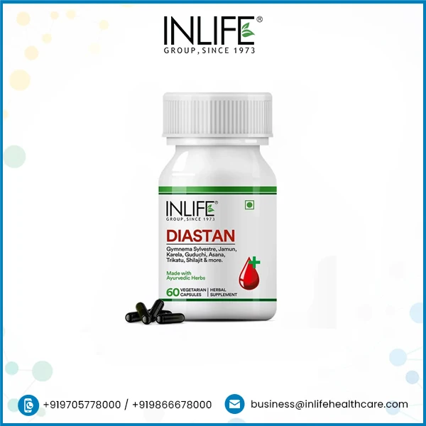 Purchase Inlife Diastan Capsules Herbal Ayurvedic Supplement 60 Capsules at low cost