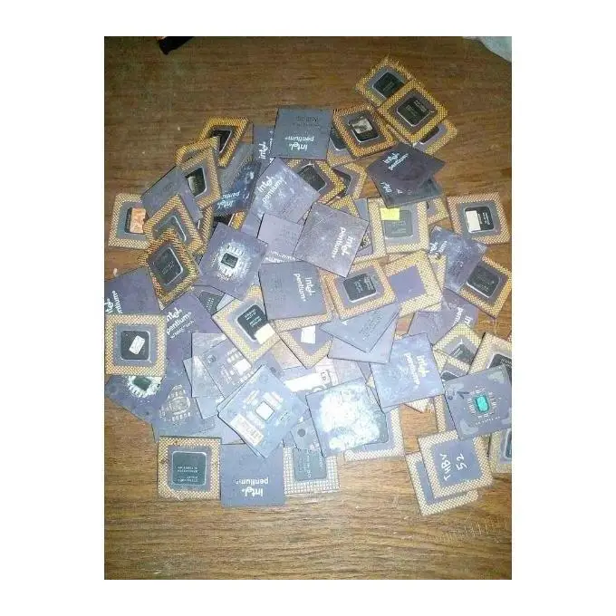 Ceramic CPU Scrap with gold pins/ / Processors scrap/Intel Pentium Pro Ceramic at wholesale price