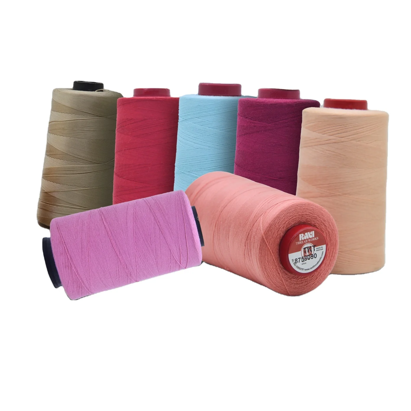 High Quality 100% Rayon Dyed 150G Polyester 250D 150D 120D Red Golden Viscose Embroidery Thread