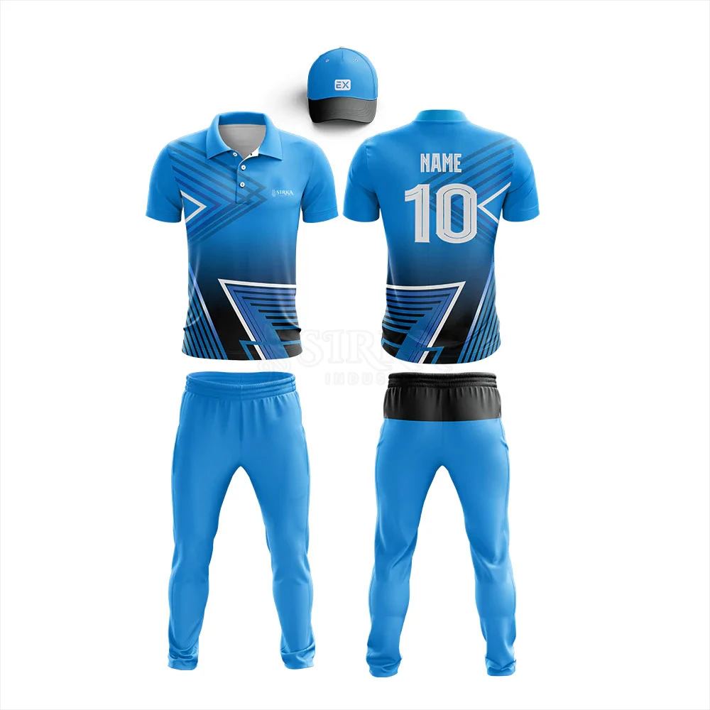 Лидер продаж, лучший дизайн, индивидуальная печать логотипа, командная спортивная одежда, форма для крикета разных цветов