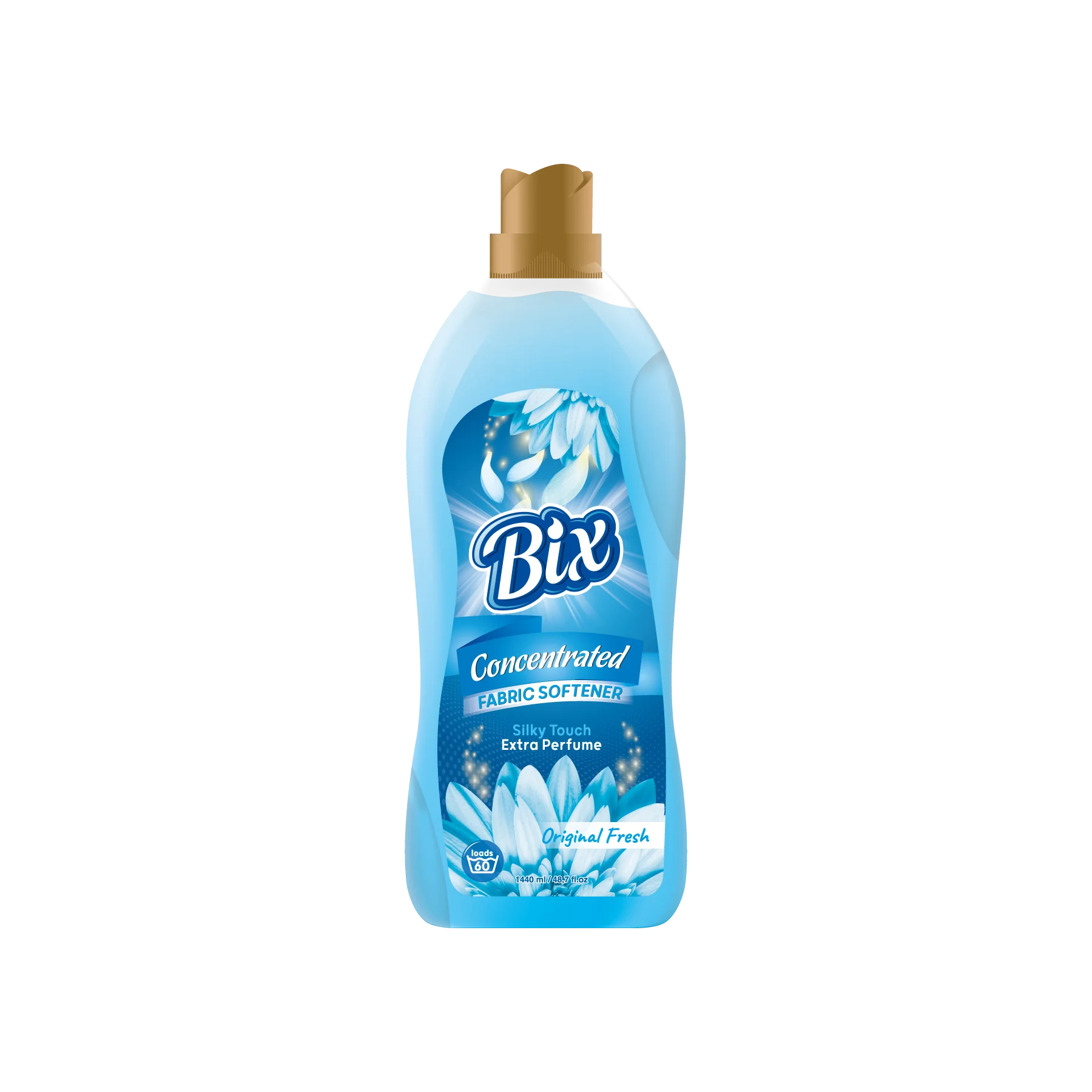 Bix Fabric 1440 ml 48,7 fl.oz Premium Product Silky Touch Extra Perfume Original Fresh Softener