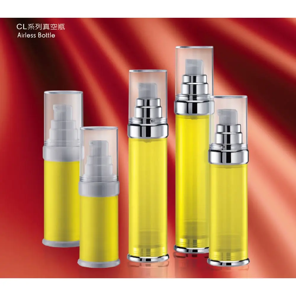 CL Series 15ml-60ml Cosmetic Airless Bottles ABS Plastic for Shampoo Lotion Other Cosmetics Capacity up to 35ml