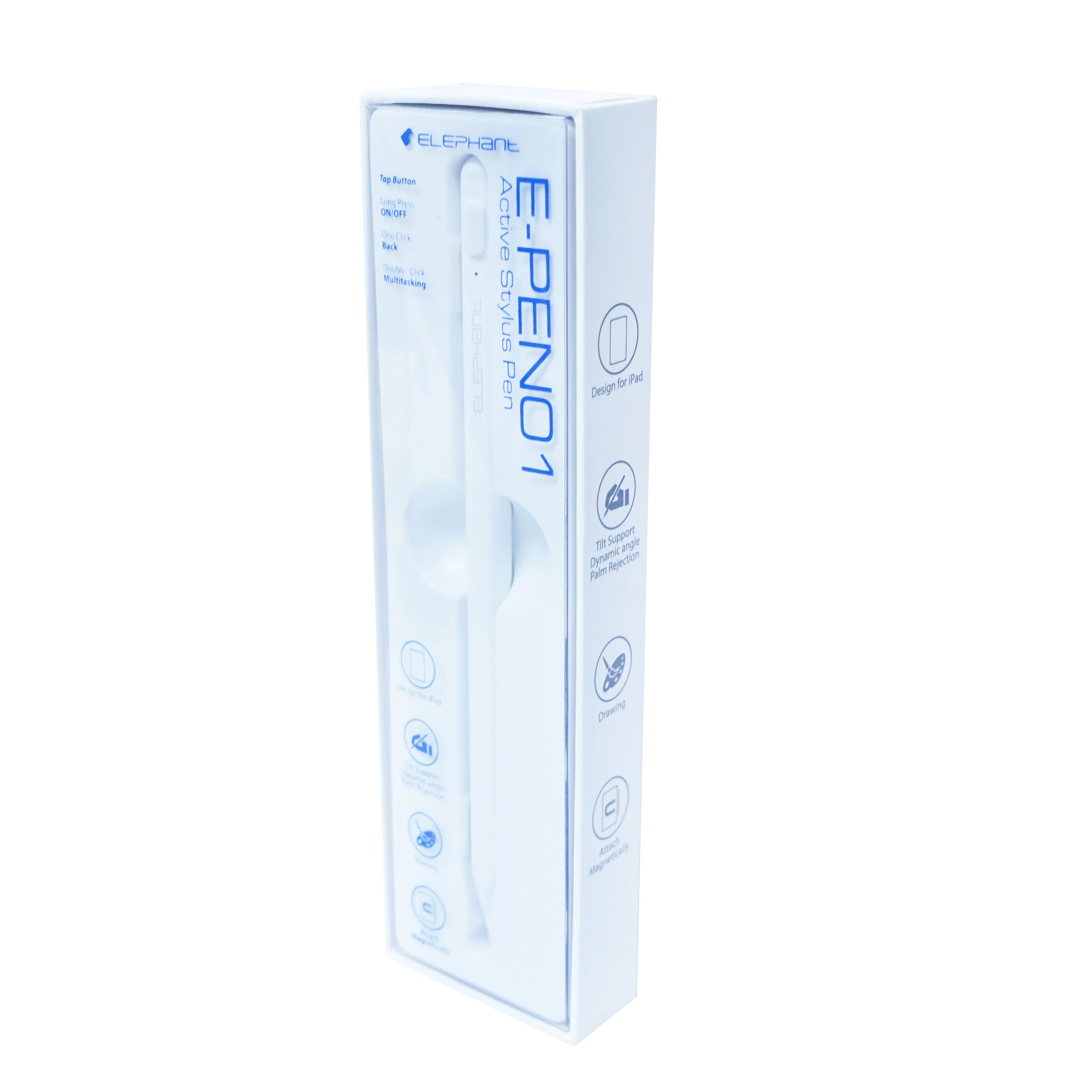 Elephant brand Stylus pen fine point touch screen magnetic design digital pencil for ipad