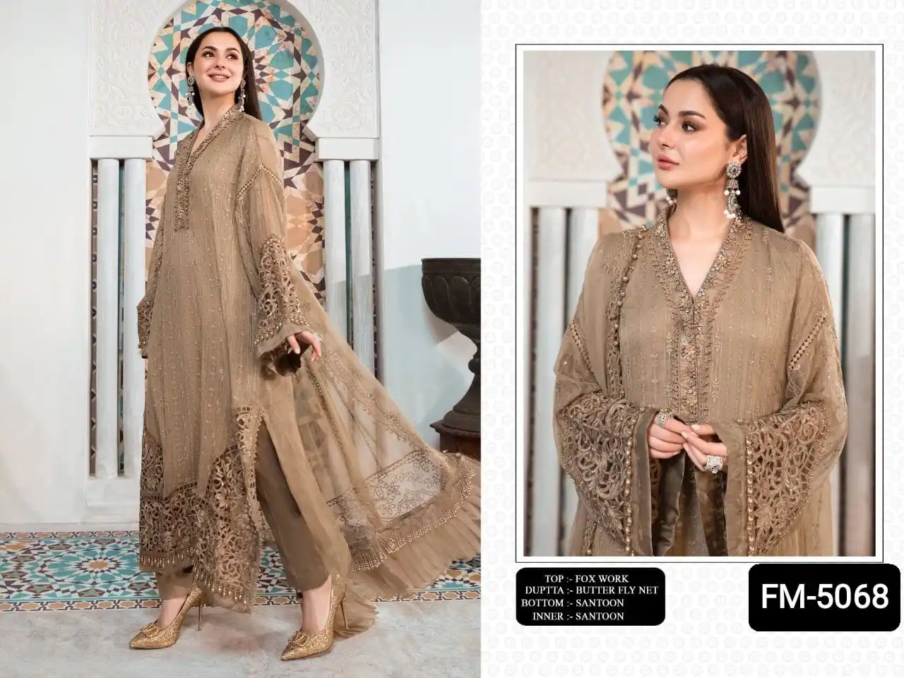 Indian Designer Clothes Heavy Fox Georgette with Multi Thread and Jari with Sequence Embroidery Work Salwar Kameez for Women