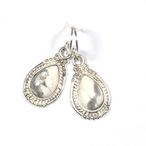 Женские серьги на день матери модные ювелирные изделия howlite из Индии