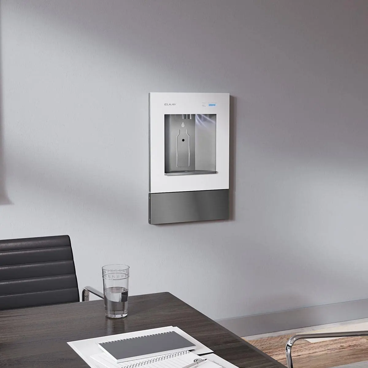 Elka yezH2O Liv Pro In-wall Commercial Filtered Water Dispenser, Non-refrig, 220-240V, Aspen White