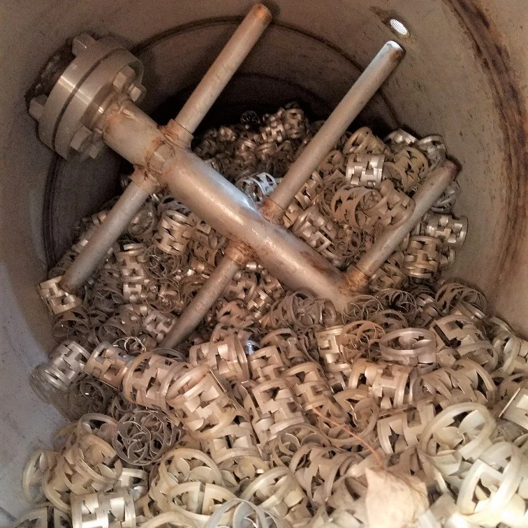 Super Raschig Ring Packing 16mm SS304 Metal Super Raschig Ring for Packed Tower