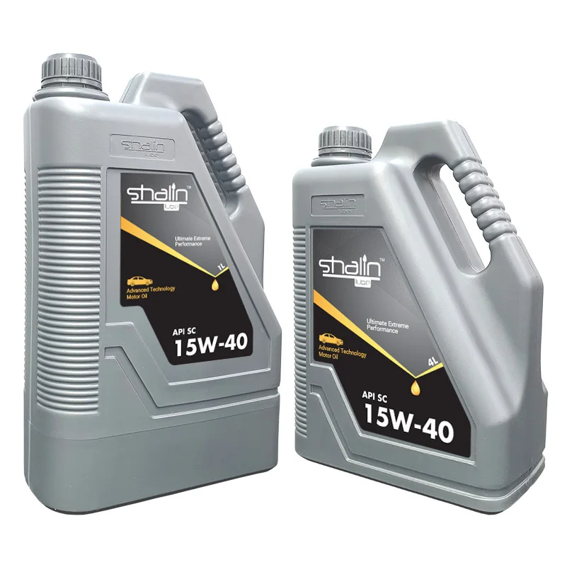 Shalin SAE 15W40 SC cheap motor oil virgin base oil popular engine oil Dubai